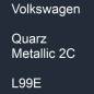 Preview: Volkswagen, Quarz Metallic 2C, L99E.